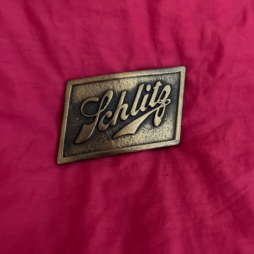 Vintage Schlitz Belt Buckle